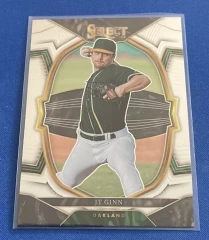 2023 Panini Select Concourse White Prizm 033/149 JT Ginn #70 Oakland